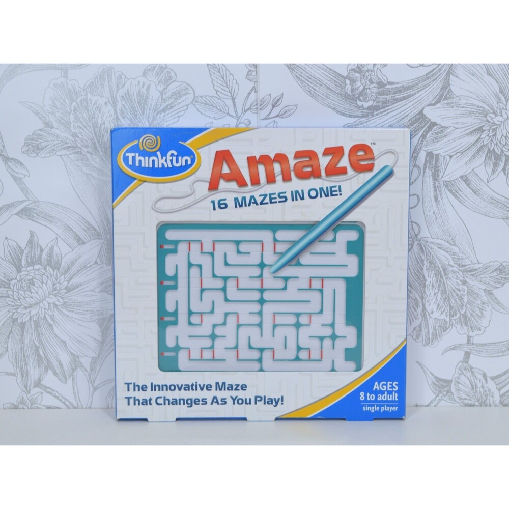 Think Fun 16 Mazes in 1 Logic Puzzles & Brain Teasers Set New